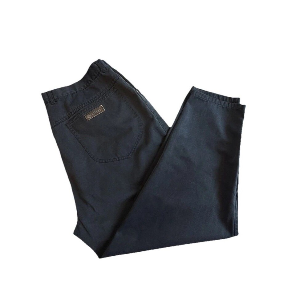 Vintage 90s Gitano Men's 38 Regular Proportionally Sized Pants Navy Blue Work